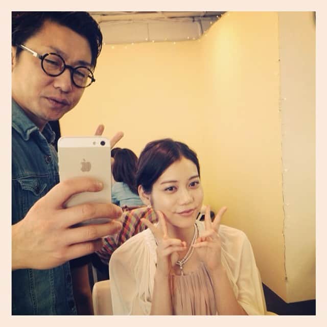松山愛里のインスタグラム：「結婚式のヘアセットをSpicaの中田さんにお願いしました〜♪ 式に参加できてよかった！とても素敵な式でした。幸せ！！」