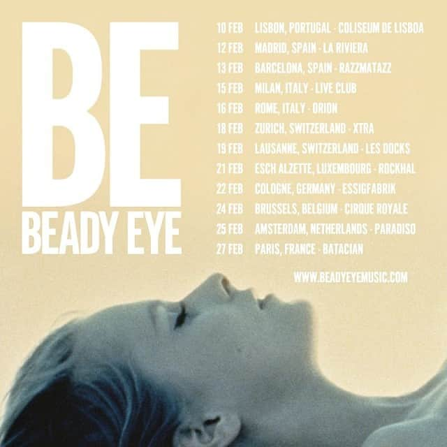 ビーディ・アイさんのインスタグラム写真 - (ビーディ・アイInstagram)「Europe, see you soon.」12月3日 5時13分 - beadyeyemusic