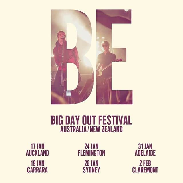 ビーディ・アイさんのインスタグラム写真 - (ビーディ・アイInstagram)「Big Day Out」12月7日 10時38分 - beadyeyemusic