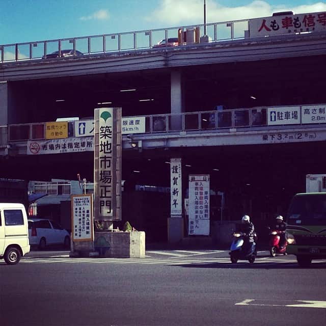 ほな・いこかのインスタグラム：「築地市場ガチ入口」