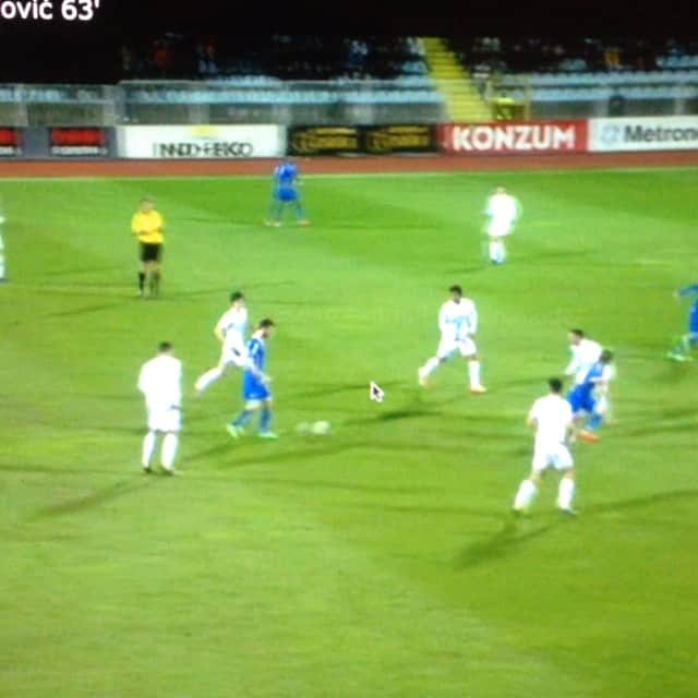 アレン・ハリロヴィッチのインスタグラム：「Today goal and Duje Cop great assist hehe ❤️👍⚽️🙊 @dujecop」