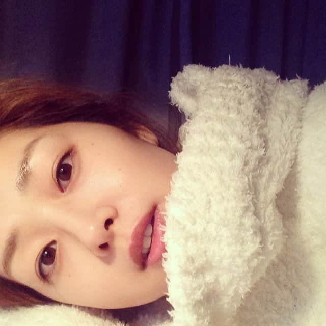笛木優子のインスタグラム：「ね、ね、むい、、、😲😲オリンピック応援❗️❄️⛄️💤」
