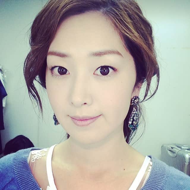笛木優子のインスタグラム：「収録終わりました！毎日オリンピックで寝不足です😲💦」