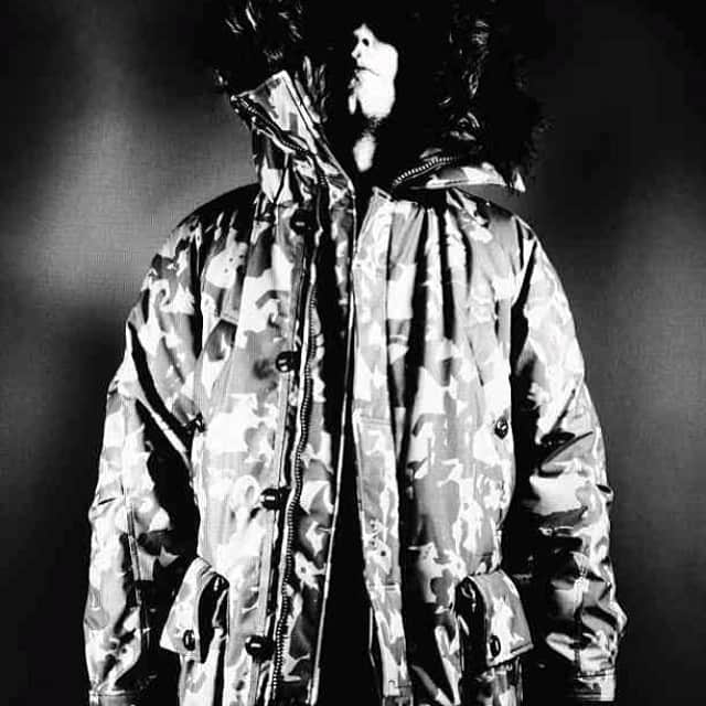 アディクトのインスタグラム：「Addict Ice Station Parka from the AW 2005 collection with all over @mr_jago Night Camo #addictarchive #outerwear #camo」
