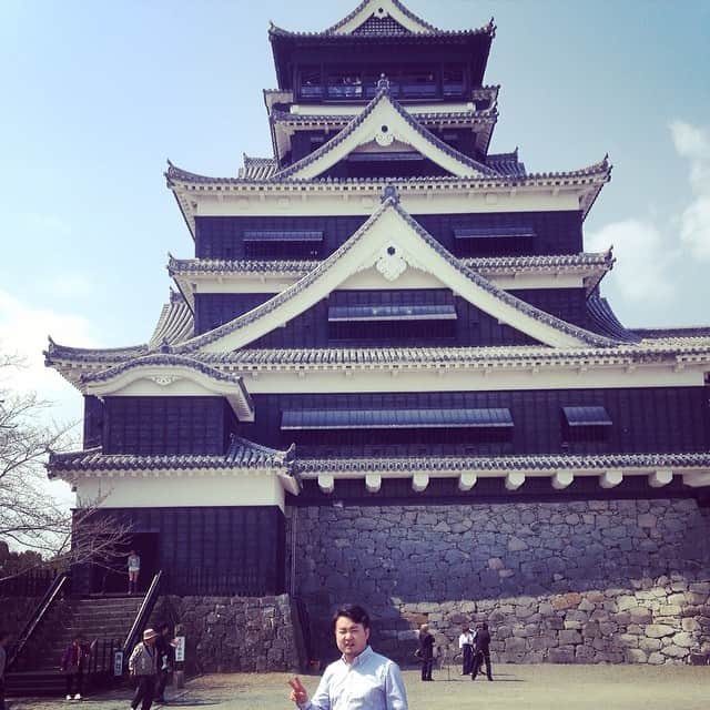 ほな・いこかのインスタグラム：「熊本城素晴らしかった、、と書きたかった。笑」