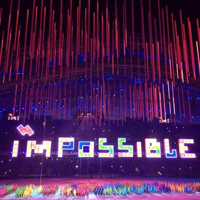 ソチオリンピックのインスタグラム：「Между "невозможно" и "возможно" - только апостроф. Доказано в очередной раз паралимпийцем Алексеем Чувашевым. / Impossible is just a word. Impossible can become "I'm Possible". #Sochi2014 #Paralympics #ClosingCeremony」