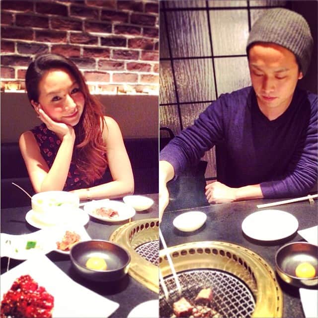 平山美香のインスタグラム：「焼き肉デート♥️」