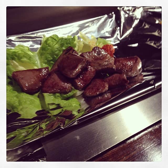 志摩有子さんのインスタグラム写真 - (志摩有子Instagram)「焼肉屋さんとはひと味違う舌塩焼き」5月10日 21時05分 - ariko418