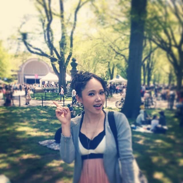 のインスタグラム：「In Central Park! Who's coming?One hour left!!😳#japanday#centralpark#sonimperformance#nyc #ジャパンデー#ソニン#セントラルパーク#ニューヨーク」