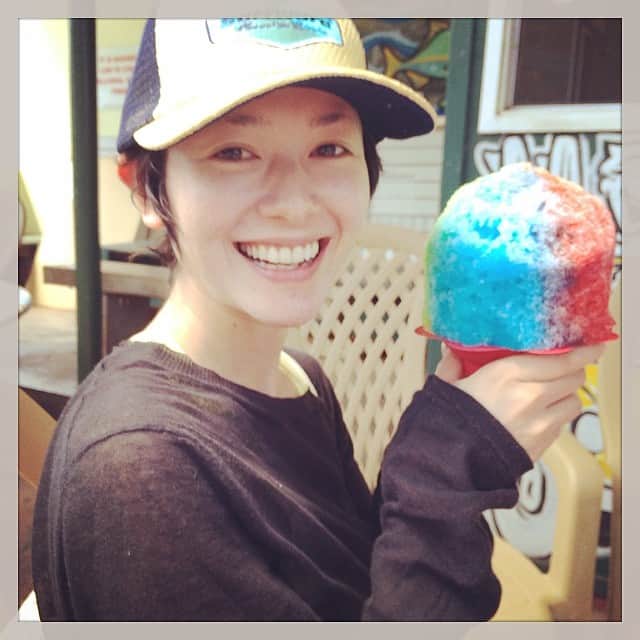 真木よう子さんのインスタグラム写真 - (真木よう子Instagram)「冗談であってほしいくらい bigカキ氷。たべた。」5月7日 22時49分 - yokomaki_official