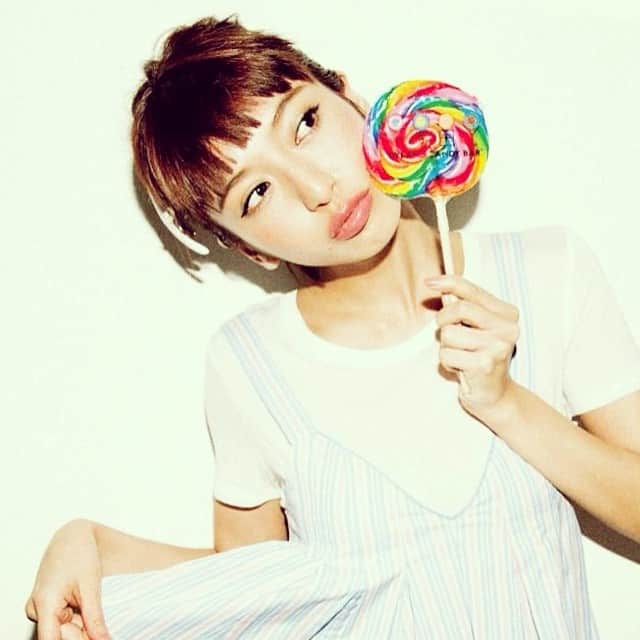 Oishi Mitsukiのインスタグラム：「すきすき🍭🍭」