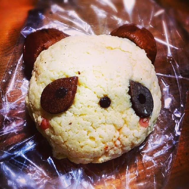 のインスタグラム：「きのういただいたかわいいメロンパン💖💖」