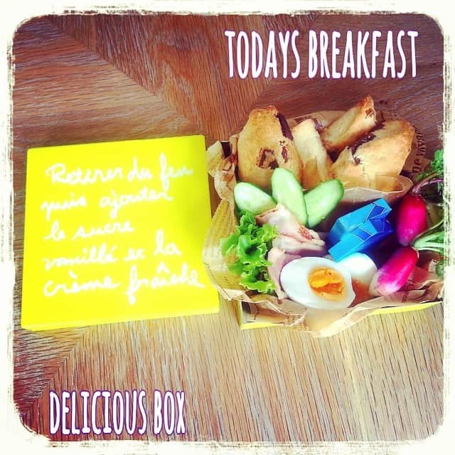 ハニャコさんのインスタグラム写真 - (ハニャコInstagram)「今朝の#breakfastは  アンデルセンの堀井和子さんの缶にお弁当みたいに詰めたチョコスコーン。 スタバのスコーン無性に食べたくなって なんちゃってチャンクスコーン作りました〜  #todays  #堀井和子#アンデルセン#アンデルセン堀井和子缶#チャンクスコーン#chocoスコーン#スタバスコーン##」5月18日 10時02分 - hanyacoro