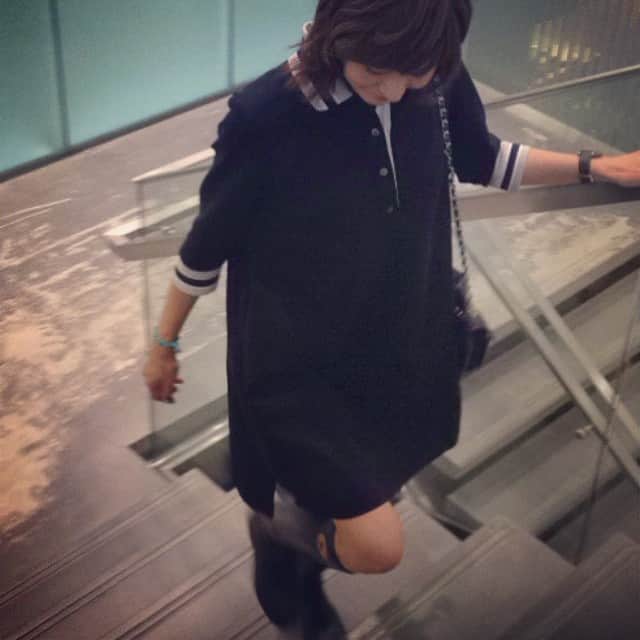 富岡佳子さんのインスタグラム写真 - (富岡佳子Instagram)「#outfit #dress #adore #rainboots #dafna #cruciani アメブロUPしました。」6月11日 15時06分 - yoshikotomioka