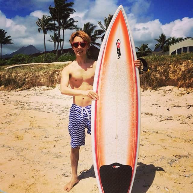 井上ジョーのインスタグラム：「#hawaii #surf #beach #kailua」