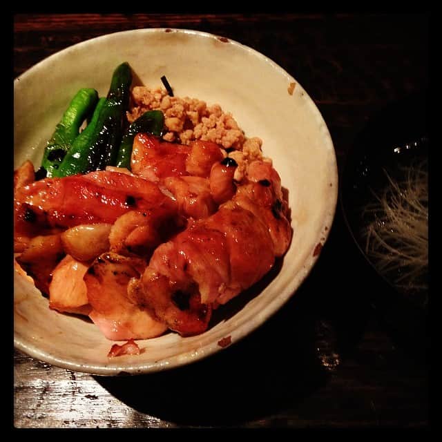 志摩有子さんのインスタグラム写真 - (志摩有子Instagram)「〆は焼鳥丼 #また茶色」6月20日 23時47分 - ariko418