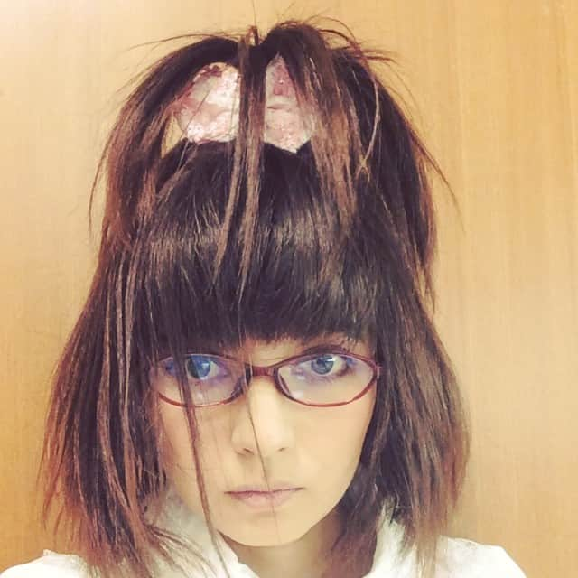 木部さんのインスタグラム：「今日はリボンをつけて ロリータファッションだぴょん。 うれしいぴょん。  #木部さん神 #木部さんにベストドレッサー賞を #木部さんがいなきゃ生きていけない #日本国民が木部さん中毒」