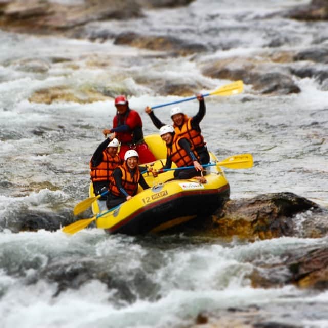 のインスタグラム：「Rafting in Minakami！Is amazing!! みなかみ 利根川ラフティング ガイドの方もChacoファンが多いです#みなかみ#群馬#rafting #Chaco#Z1PRO#利根川」