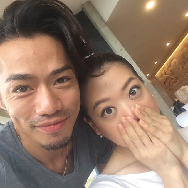 高橋大輔さんのインスタグラム写真 - (高橋大輔Instagram)「明子氏、モーニングを咀嚼中^ ^  かわいっ♥」7月6日 11時29分 - d1sk_t