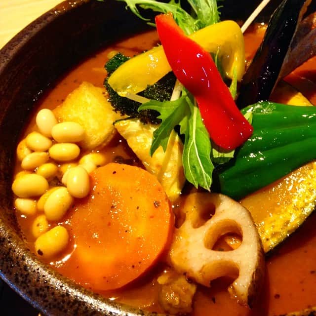 北沢直樹さんのインスタグラム写真 - (北沢直樹Instagram)「Rojiura Curry SAMURAI. 美味しかったー!! 辛かったー… ＃下北沢 #スープカレー #辛さ6」7月17日 12時48分 - naoki_kitazawa