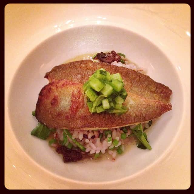 のインスタグラム：「夏の名物、鮎のリゾット。美味し過ぎてこの夏、4回目。#dinner  #summer  #鮎」