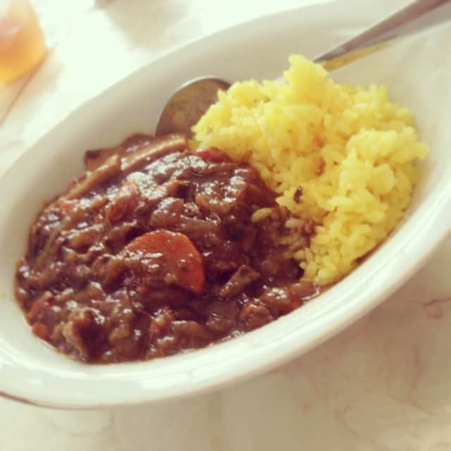 乙黒えりさんのインスタグラム写真 - (乙黒えりInstagram)「カレーです🍛」7月22日 11時52分 - ellyotoguro