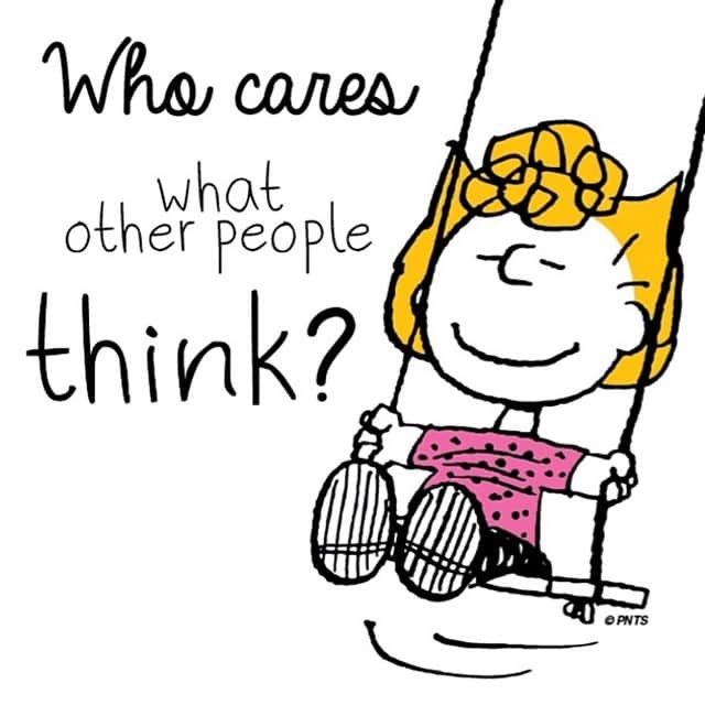 スヌーピーさんのインスタグラム写真 - (スヌーピーInstagram)「Who cares what other people think??」8月20日 1時27分 - snoopygrams