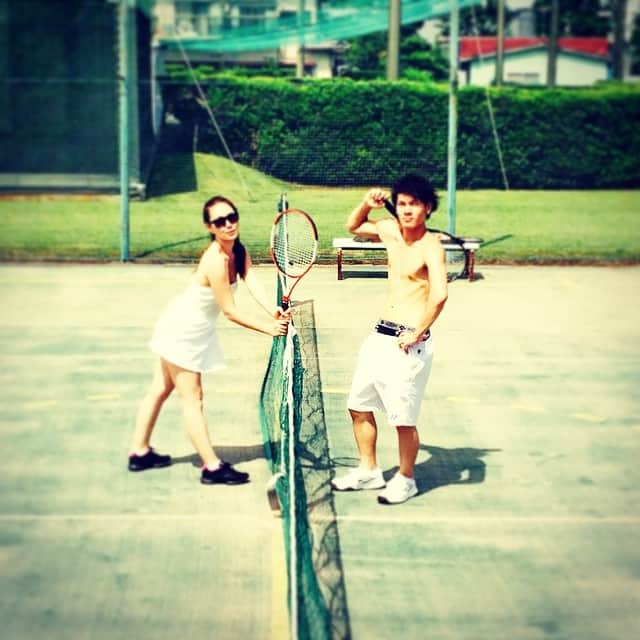 関谷桃子さんのインスタグラム写真 - (関谷桃子Instagram)「#sportsday #tennis  #裸族 @hongor247 @coumelover」8月2日 16時10分 - momomo_s_