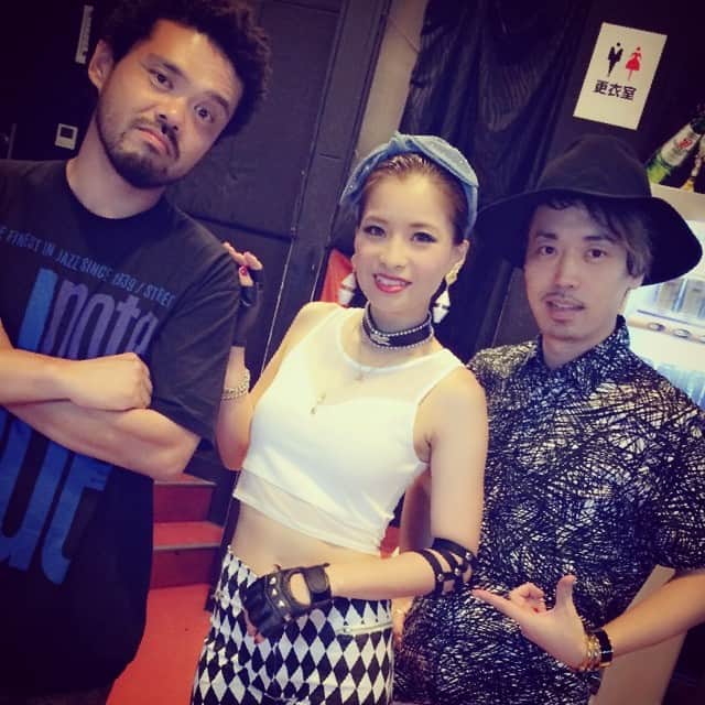 真崎ゆかのインスタグラム：「with DJ KAI & YSD✨」
