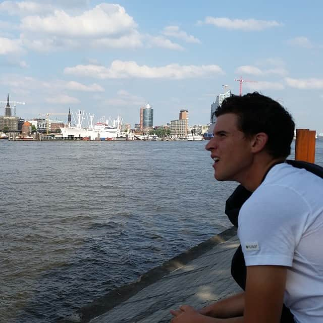 ドミニク・ティエムさんのインスタグラム写真 - (ドミニク・ティエムInstagram)「#hamburg #port #topcity #now #in #cincinnati #tomorrow #first #round #bamos #99」8月12日 3時16分 - domithiem