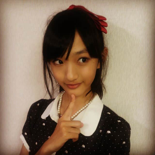 沖本里緒さんのインスタグラム写真 - (沖本里緒Instagram)「めずらしくポニーテール(／▽＼)♪」9月14日 20時31分 - naturario