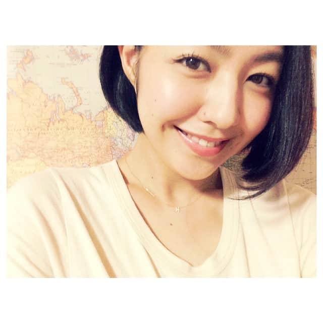上原香代子さんのインスタグラム写真 - (上原香代子Instagram)「髪が伸びた。もう少し伸ばしてみようかな。#hair #これぞボブでしょ #のっちヘアー」8月28日 21時48分 - kayoko_uehara