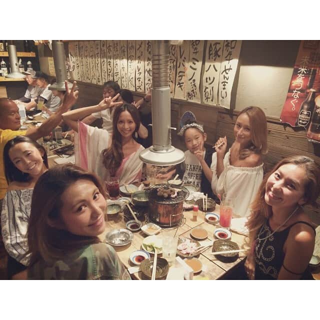 のインスタグラム：「はぁ〜😻 たのぴかった😻 #硯おめでと #まさるや #fujisawa #girls #happy #女子会 #ミミズ #shonan #scawaii ww. #risaいらっしゃい😻」