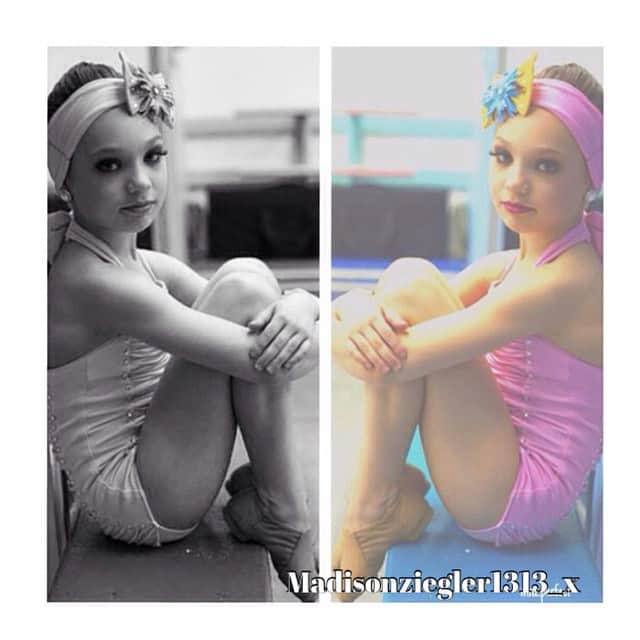 マディー・ジーグラーのインスタグラム：「Love this edit of Maddie I made! 🎀 #maddie #maddieziegler #maddienicoleziegler #dance #dancer #dancing #dancemoms #dancemoms1 #dancemoms2 #like #like4like #spam4spam #follow4follow #love #loveher #iloveher #ilovemaddie 👯」