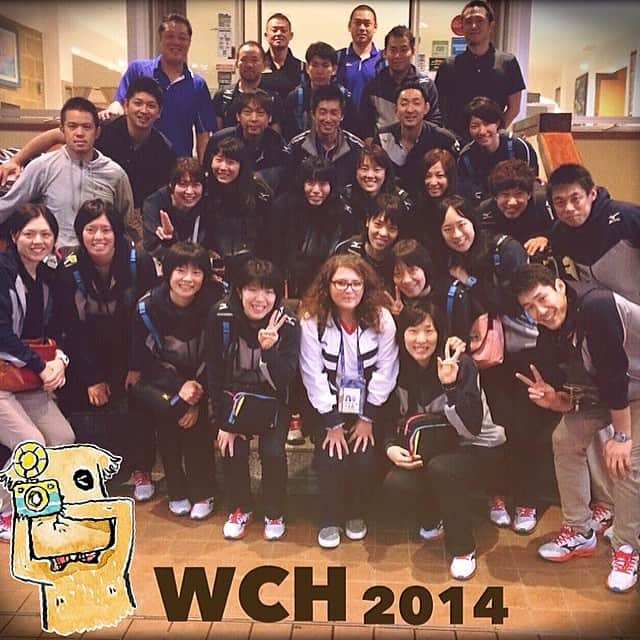 長岡望悠さんのインスタグラム写真 - (長岡望悠Instagram)「Goodbye Italy; Goodbye WCH 2014 ヾ(＠⌒ー⌒＠)ノ ****************** 2015 World Cup, continue for the victory!!! #宮下遥 #長岡望悠 #石井優希 #新鍋理沙 #山口舞 #江畑幸子 #木村沙織 #迫田さおリ #佐藤あり紗 #中道曈 #筒井沙耶香 #高田ありさ #大野果奈 #石田瑞穂 #volleytomo」10月7日 19時23分 - nagaokamiyu1