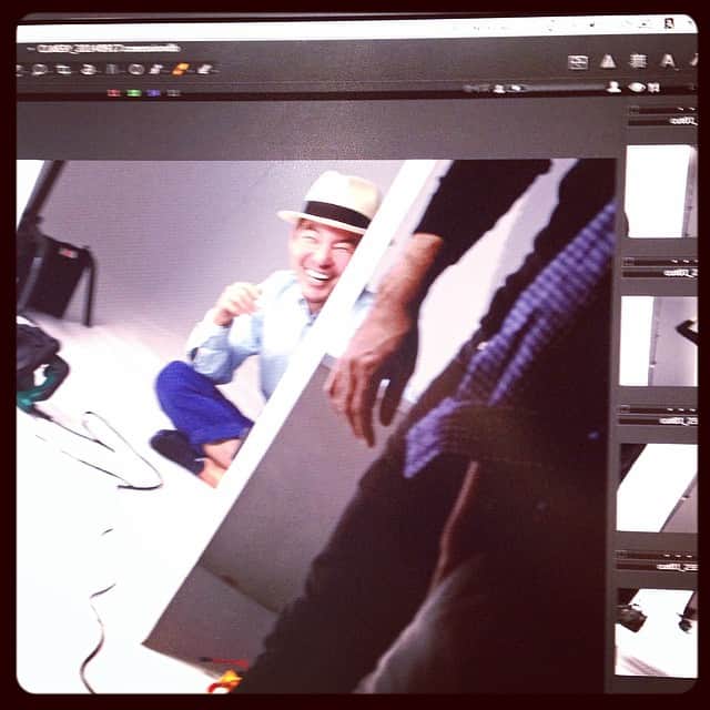 のインスタグラム：「CLASSYのカバー、今月もいつものメンバーで楽しく撮影中。 #CLASSY. #cover #shooting #マチャ #里子」