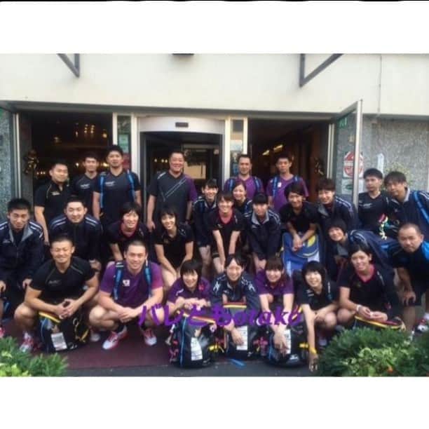 迫田さおりのインスタグラム：「หน้าโรงแรม 😊😊 #japan #Volleyball  #WGH #2014 #in #Italy」