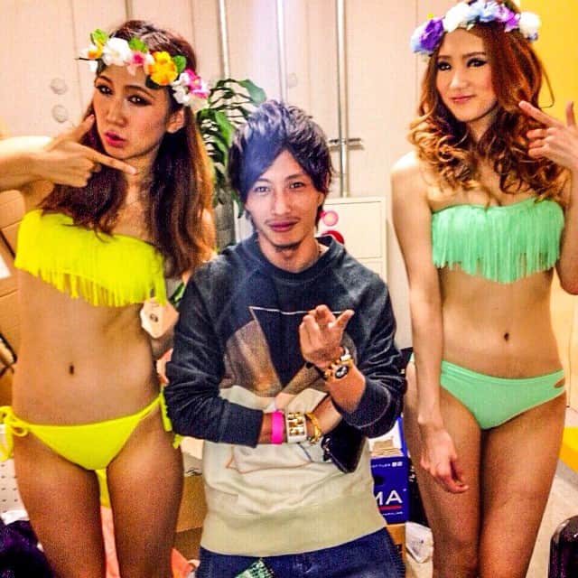 のインスタグラム：「with北海道のおばちゃん二人👯京都も頑張って💪 #odaiba #saturdaynight #party #ハナライフフェス #partydolls」
