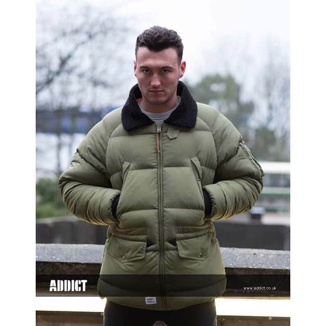 のインスタグラム：「The Addict Aircrew Jacket is available now  www.addict.co.uk」