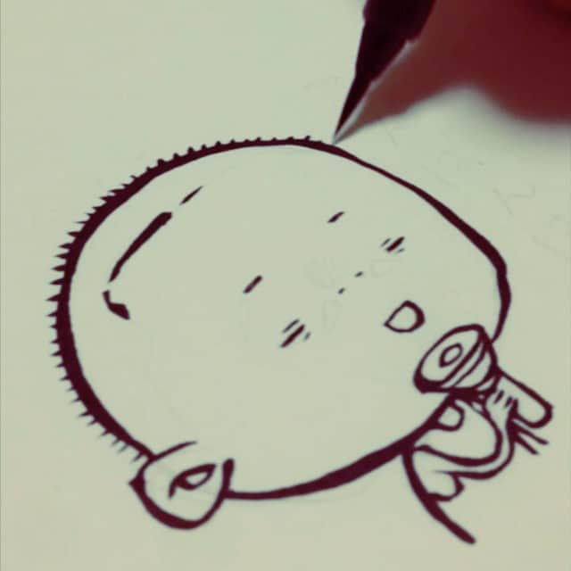 まりも絵日記のインスタグラム：「#hyperlapse #marimoenikki #goodevening #ハイパーラプス #まりも絵日記  #こんばんは 🌟」