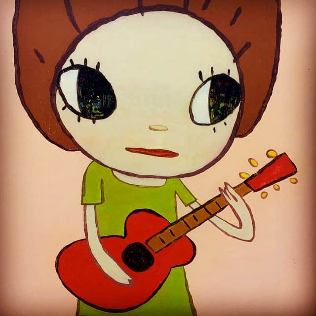 奈良美智のインスタグラム：「Ready to play ! #dairyartcentre」