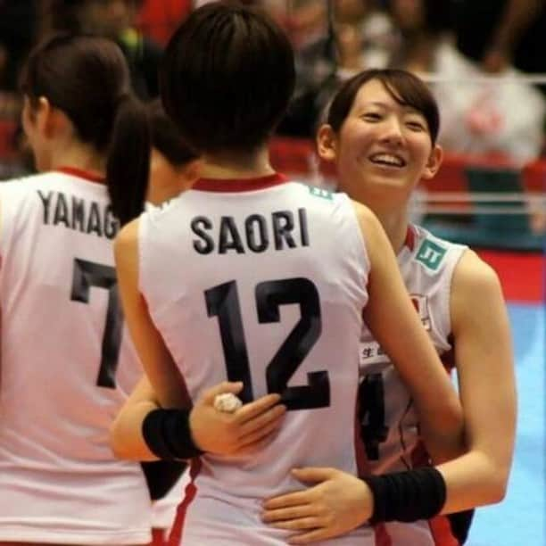 迫田さおりのインスタグラム：「ซาโอริ เอบะ 😁😁😘😍 #JPN #volleyball #2012」