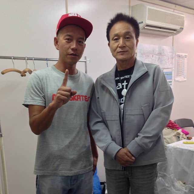 のインスタグラム：「スーパーだいぱいせん に スーパーくらった #supersinger #realboss  #小田和正さん Cool& Deadly  と #onelink  #madskates  上がった〜」