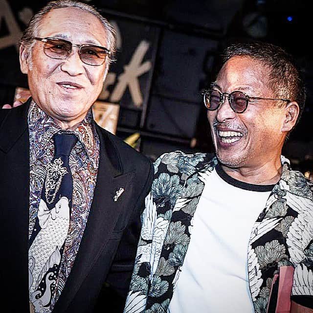 のインスタグラム：「Exhibition opening party memory !!!! with "Hajime Sorayama" san m(__)m Photo by martin san !!!! (*^▽^)/★*☆♪」