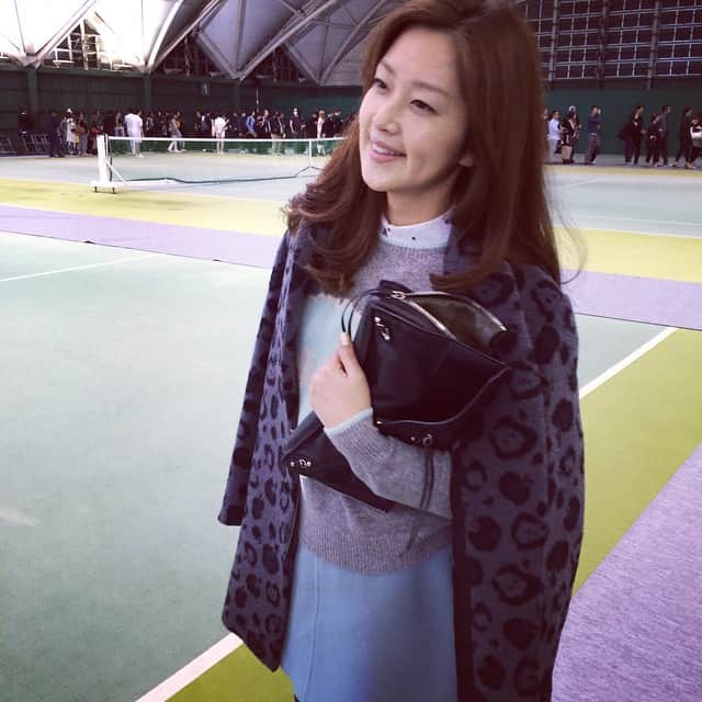 笛木優子のインスタグラム：「yesterday 。ビューティフルピープルのファッションショー。素敵でした🎾#ビューティフルピープル」