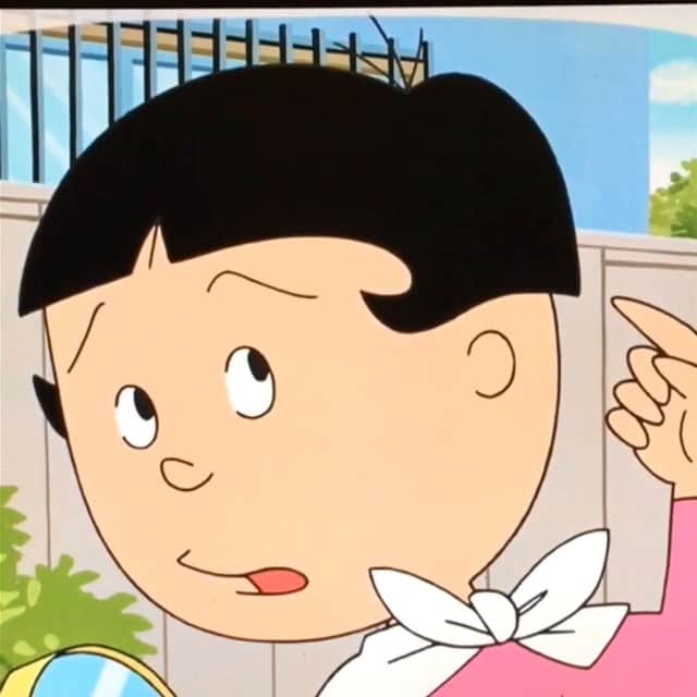 のインスタグラム：「ワカメちゃんの散髪でマッシュアップ🎥できた😂 #サザエさん」
