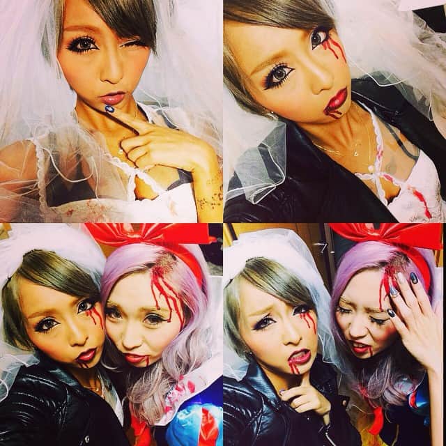 のインスタグラム：「いくちゃん夫婦とエイジアなーう！  #テリトリー #エイジア #ハロウィン #仮装」