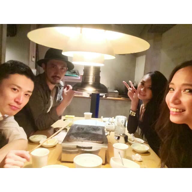 のインスタグラム：「異色メンバーで焼肉♡笑 @dj_juicy0912 @mkdy249  #合コン風 #焼肉 #photooftheday」