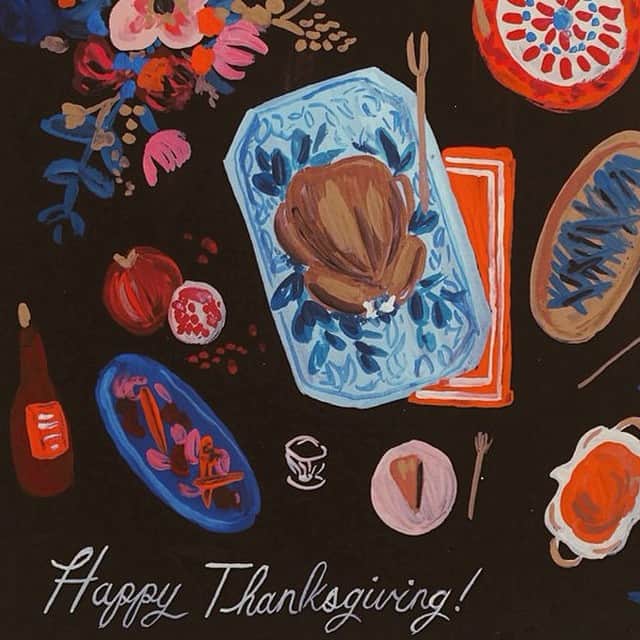 フリーダ＆ネリーのインスタグラム：「Hope you had a wonderful #thanksgiving! Thankful for all of our beautiful family and friends today and everyday. #regram from the amazingly talented Anna Bond @annariflebond」