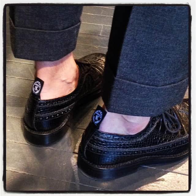のインスタグラム：「Todd Snyder x Trickers in our Townhouse store in Tokyo」
